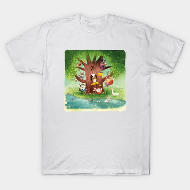 Forest fun T-Shirt by Geeksarecool